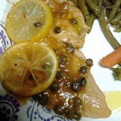 A picture of Almost Chicken Piccata.