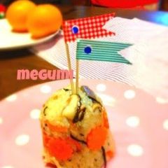 Children's Day Rice with Carp Streamer Pick Decorations A picture of Children's Day Rice with Carp Streamer Pick Decorations.