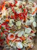 Guineitos en escabeche  con mollejitas