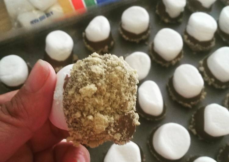 Steps to Prepare Homemade S&#39;more Bonbons