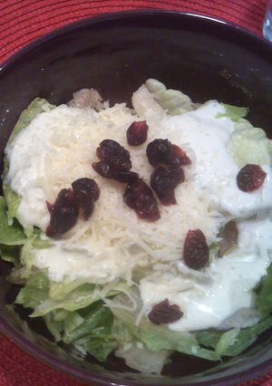 A picture of Homemade Cesar Salad.