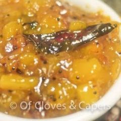 A picture of Aam chutney - Bengali Cuisine.