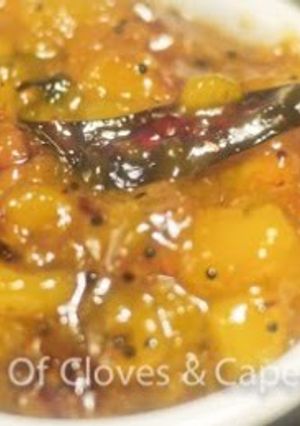 A picture of Aam chutney - Bengali Cuisine.