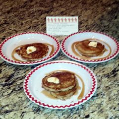 A picture of Oatmeal Buttermilk Pancakes.
