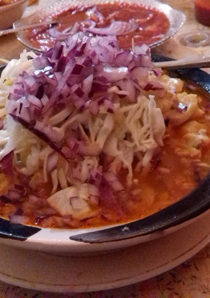 Una foto de Pozole