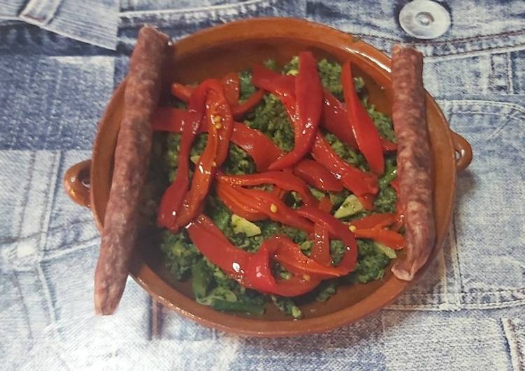 Revuelto de espinacas a mi manera