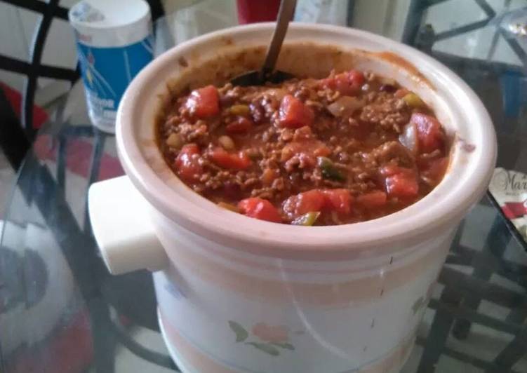 Easiest Way to Prepare Super Quick Homemade 123 CrockPot Chilli