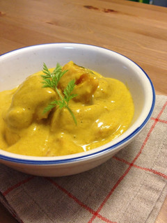 A picture of Kabocha Squash and Chicken Breast Curry.