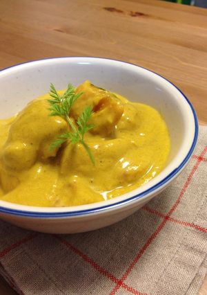 A picture of Kabocha Squash and Chicken Breast Curry.
