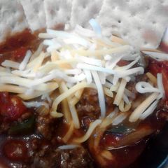 A picture of Multi-Purpose Chunky Party Chili !!.