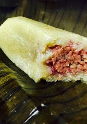 Hình của món Bánh tét chuối kiểu Thái.