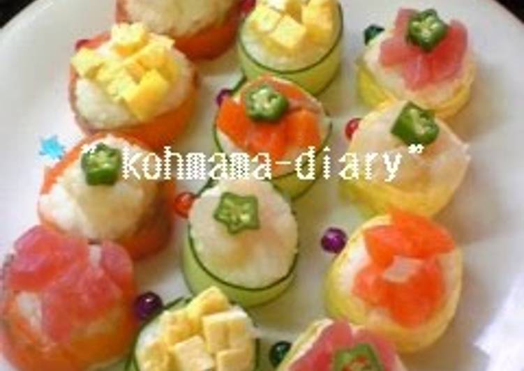 Recipe of Favorite Decorative Sushi Rolls