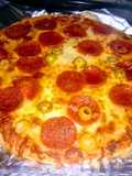 Pizza de Peperoni Com Azeitona Laminada 🍕