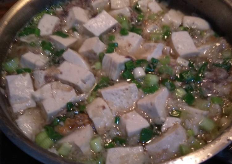 Cara Gampang Membuat Sup tahu putih yang Enak Banget