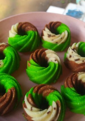 Foto resep Bolu kukus twist