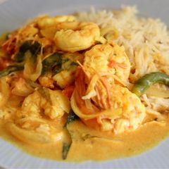 Prawns malabar curry 🦐 A picture of Prawns malabar curry 🦐.