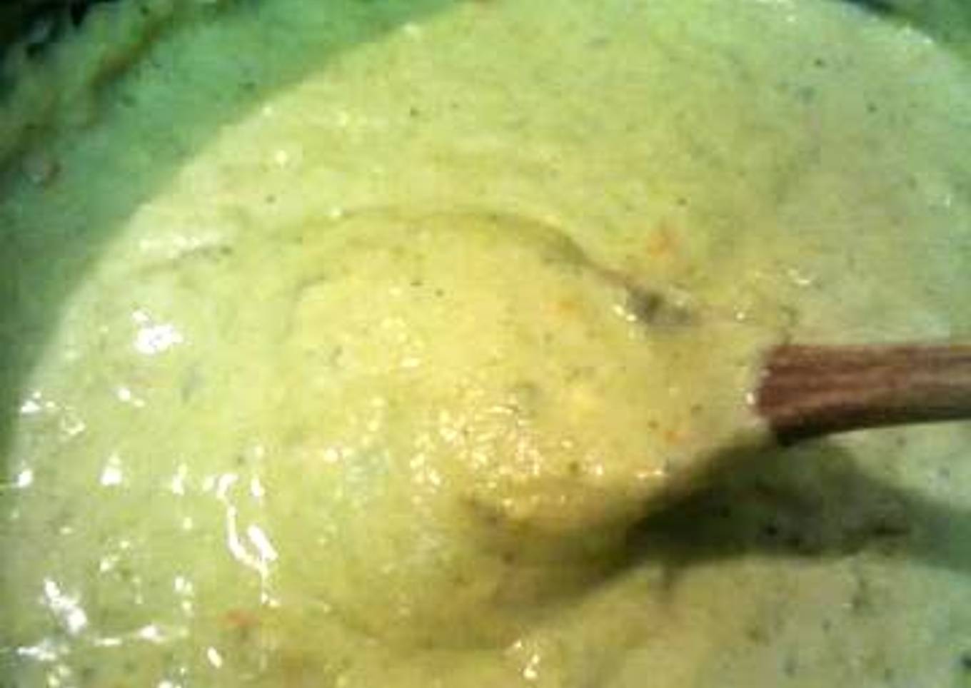 Patricia's Creamy Broccoli and Cheese soup.