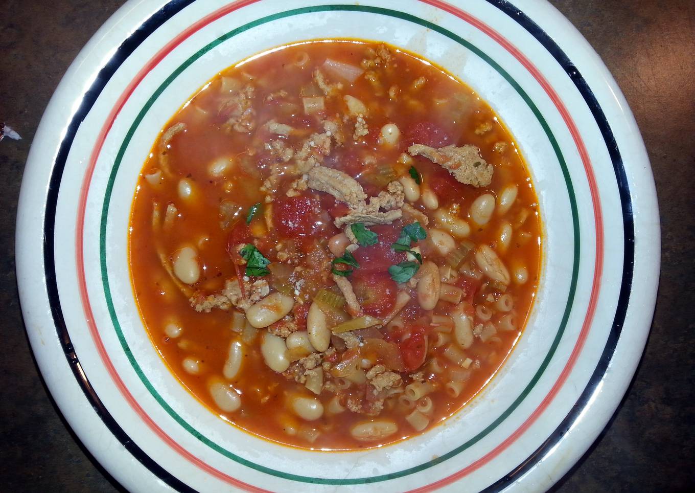 Whole bean soup