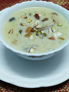 A picture of Sweet potato kheer.