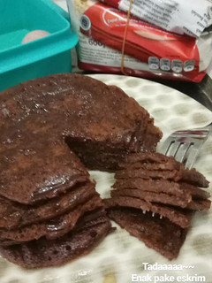 Foto resep Pancake oatmeal pisang coklat