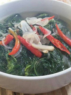 Foto resep Daun singkong kuah bening #pr_sayurbening