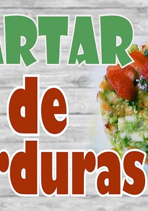 Una foto de Tartar de verduras