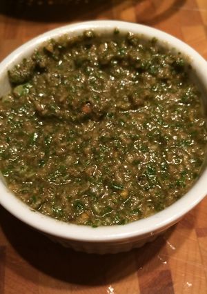 A picture of Basil Pesto.