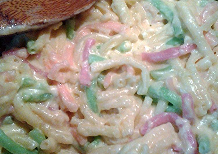 Recipe of Award-winning rainbow mac and cheese