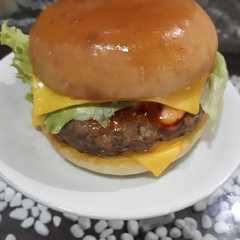 รูปของ Burger with Homemade Beef Patty