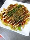 Okonomiyaki with Okara Powder