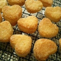 A picture of Easy and Cute Heart-shaped Rusks.