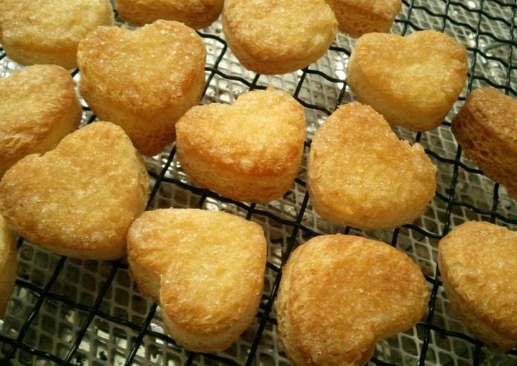 Easy and Cute Heart-shaped Rusks