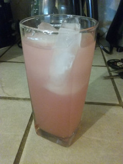 A picture of Agua fresca de sandia.
