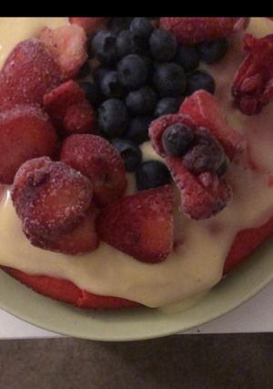 صورة لوصفة Vegan vanilla cake كيكة الفانيلا النباتيه