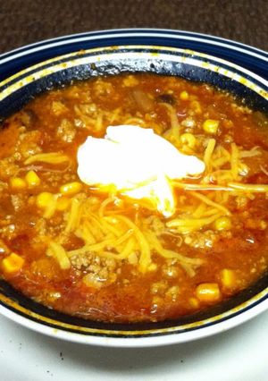 A picture of Mexican Turkey Chili.