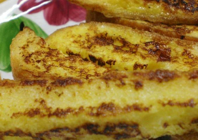 French Toast Sticks with Bread Crusts