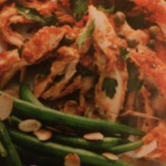 A picture of Chicken In Red Pepper Sauce.