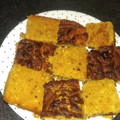 A picture of Peanut butter and nutella bars.