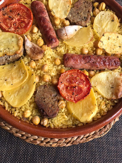 Una foto de Arroz al horno para dos o tres. (cantidades adaptadas)