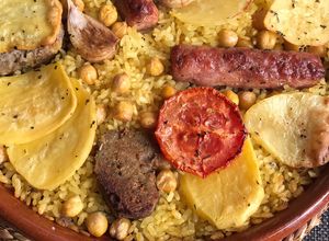 Una foto de Arroz al horno para dos o tres. (cantidades adaptadas)