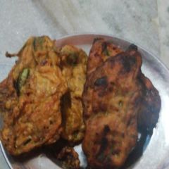 A picture of Pumpkin flower fritters.