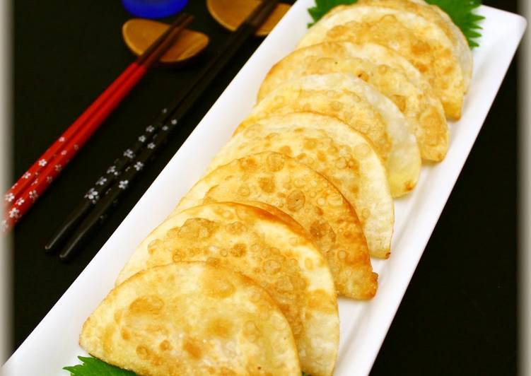 Simple Way to Prepare Perfect Ham and Cheese in Gyoza Wrappers