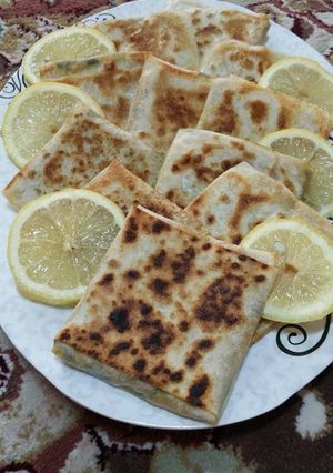 صورة لوصفة المطبق بعجينة السمبوسه ع الصاج