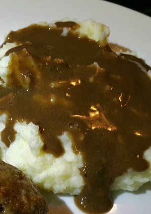 A picture of Garlic Mashed Potatoes.