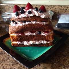 A picture of Quick Pound Cake Dessert.