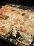 Spinach Lasagna with Sun-Dried Tomato Sauce