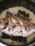 Sea Bream Rice in a Rice Cooker ♪ A Whole Fish or Filets