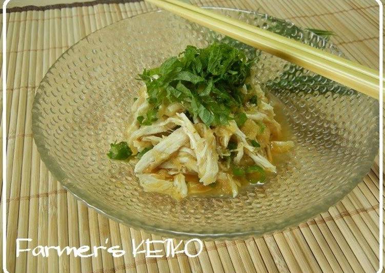 Recipe of Quick Refreshing Chicken Tenders with Grated Daikon Radish Sauce