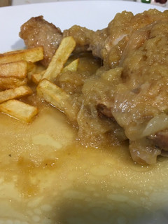 Una foto de Pollo a la manzana