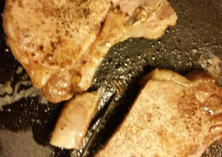 Recipe of Award-winning Brined pork chops